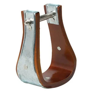 Sloped Wooden Stirrups with Galvanized Bindings