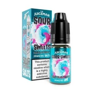 SOUR BLASTBERRY 10ML NIC SALT THE JUICEMAN Pack of 10