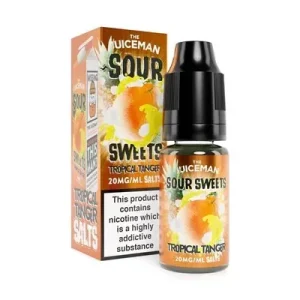 SOUR TROPICAL TANGER 10ML NIC SALT THE JUICEMAN Pack of 10