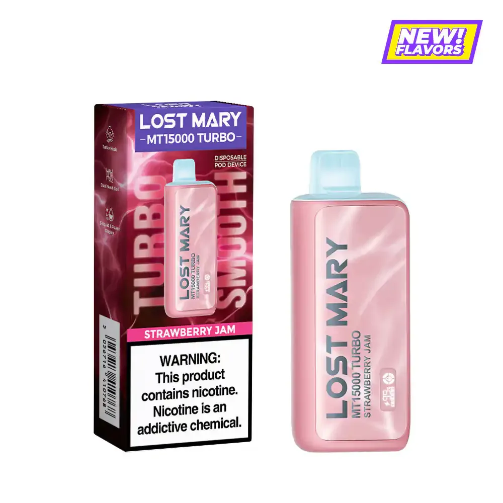 Strawberry Jam - Lost Mary MT15000 Turbo Disposable Vape