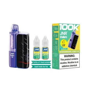 Strawberry Kiwi Ice - JNR Stellarc 100k Disposable Vape Kit