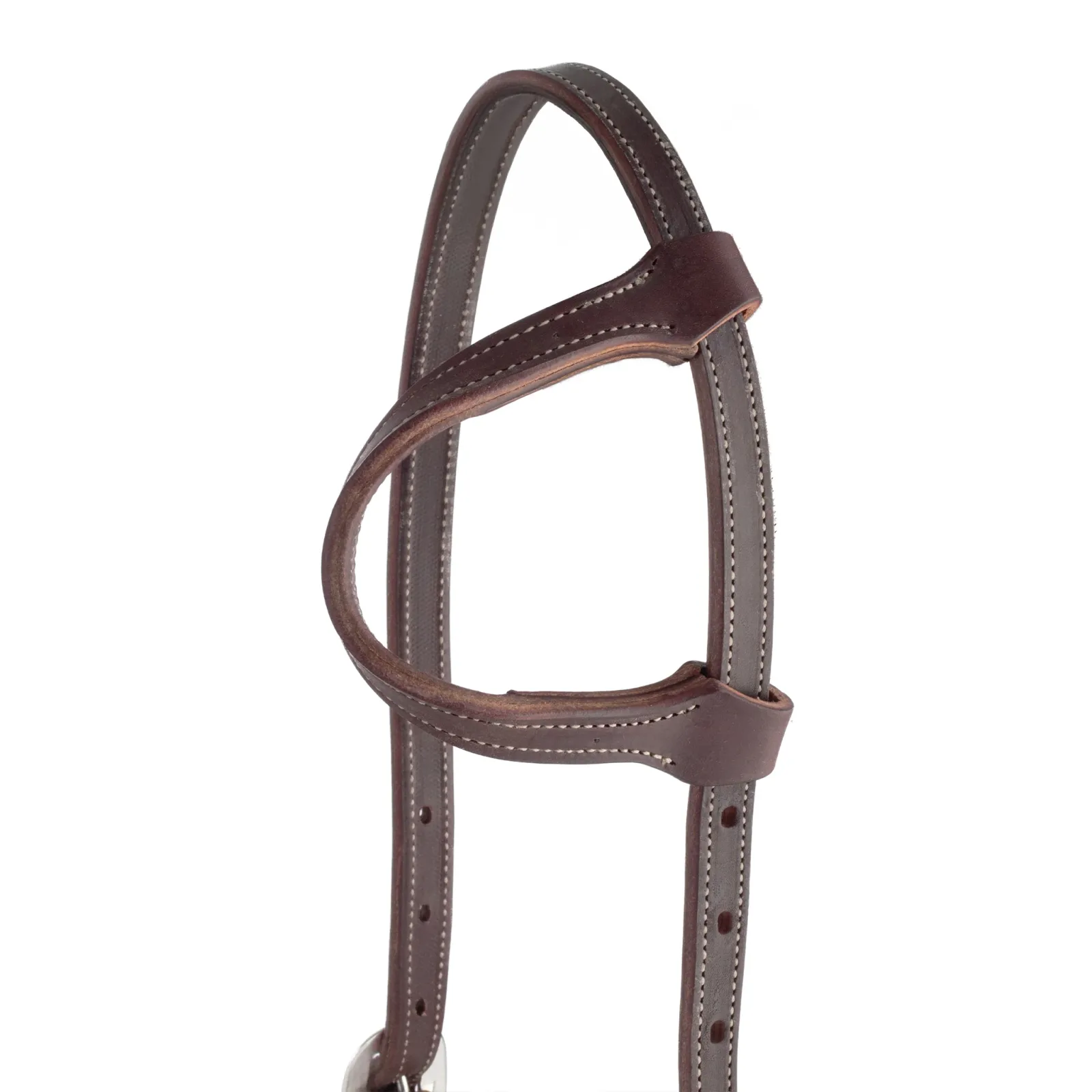 Synergy® Burgundy Latigo Leather Performance Headstall - Image 2