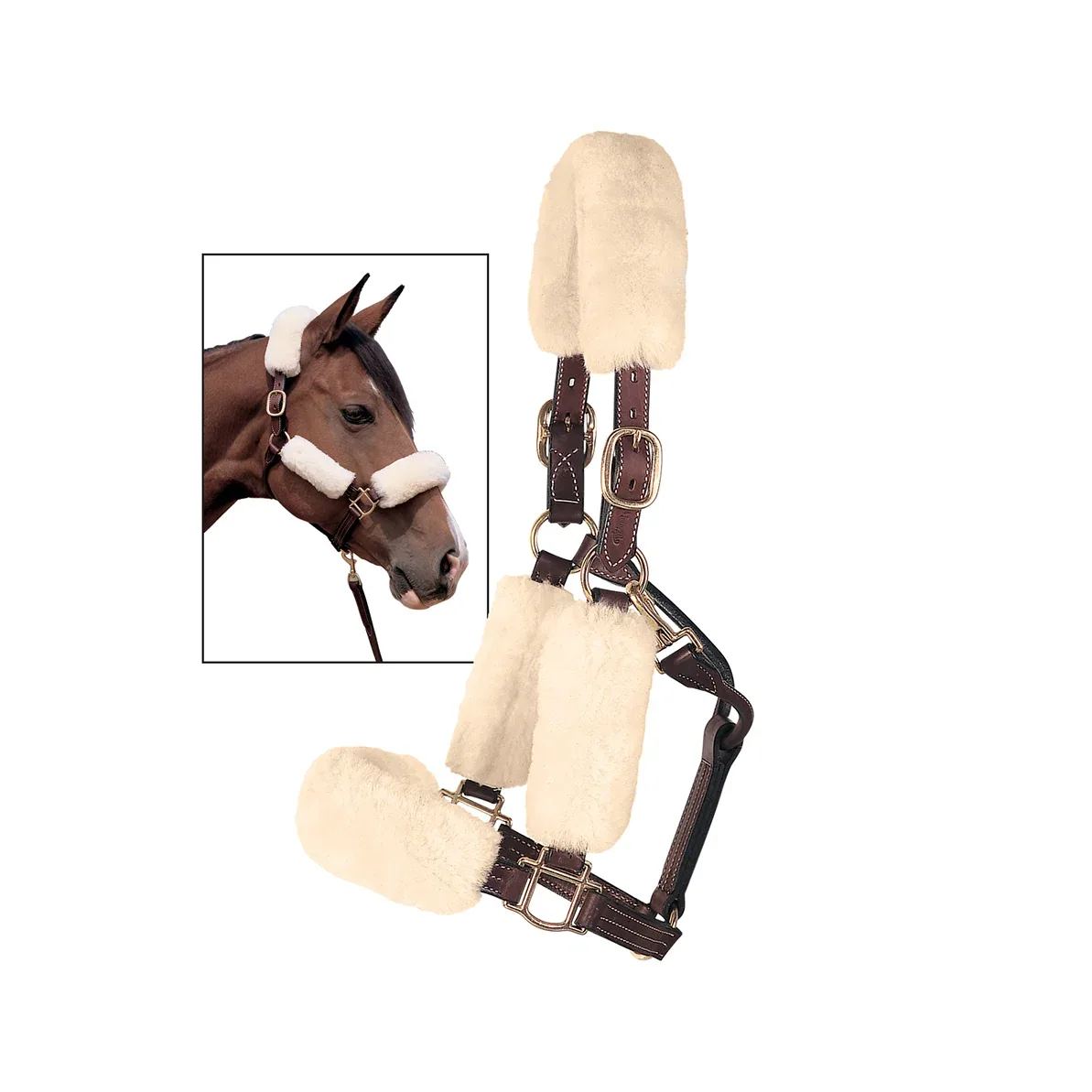 Synthetic Maize Fleece Halter Covers
