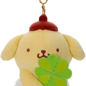 Takara Tomy Arts Sanrio Pompompurin Plush Keychain