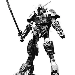 Tenyo Metallic Nano Puzzle Premium Series Gundam Barbatos 4th Form Model Kit