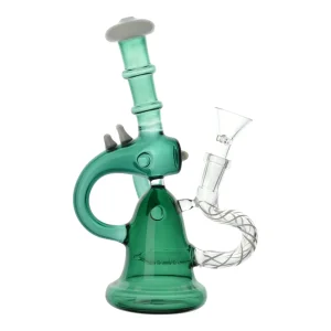 The Green Dripper Bong - 8in