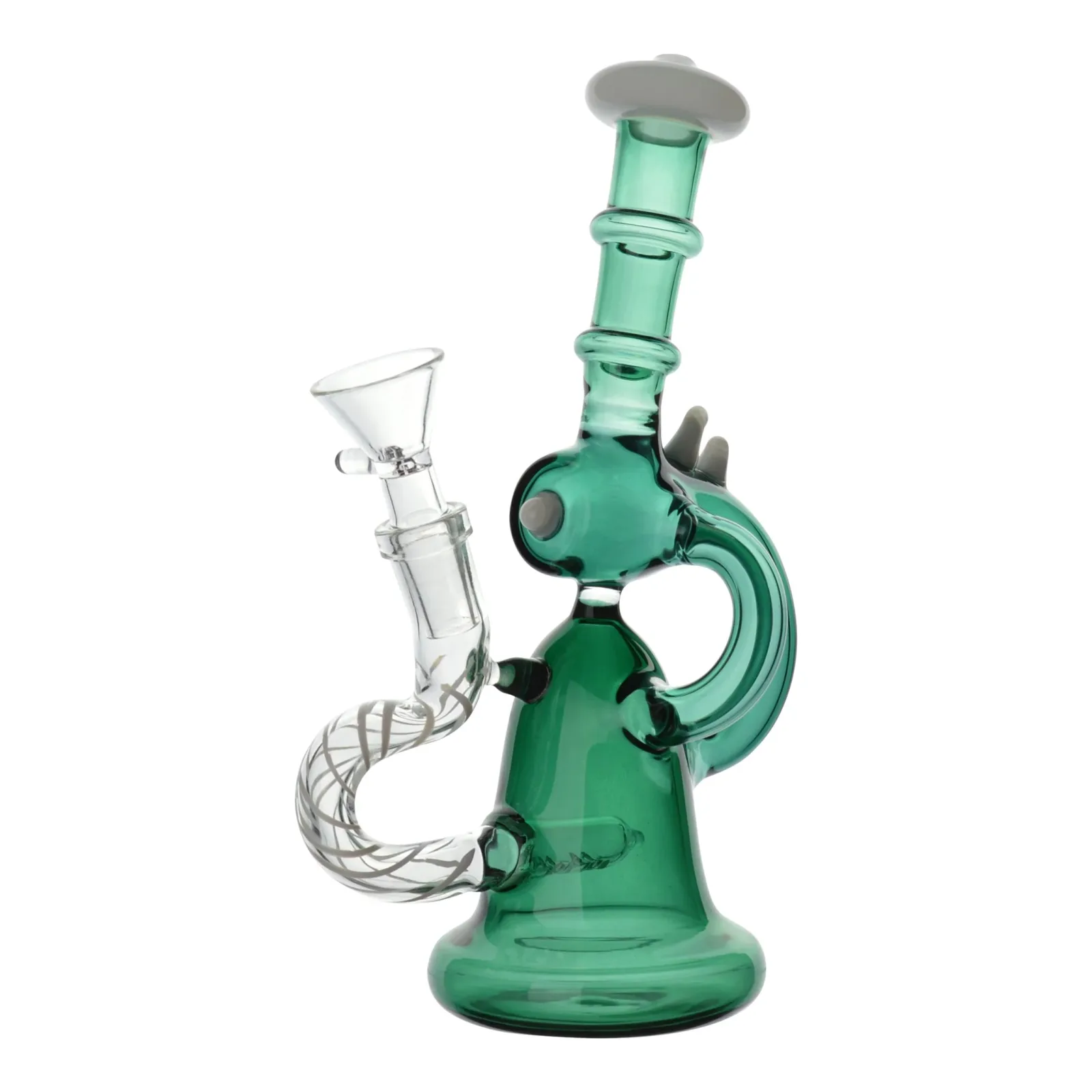 The Green Dripper Bong - 8in - Image 2