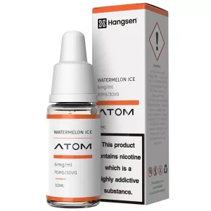 Watermelon Ice Hangsen E-Liquid Bundle 10x10ml, 70/30 PG/VG, 3/6/12/18mg