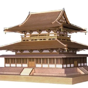 Woody Joe 1/150 Horyuji Temple Kondo Wooden Model Kit Assembly Set