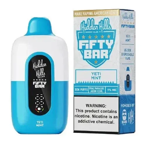Yeti Mint - Fifty Bar 20K Disposable Vape