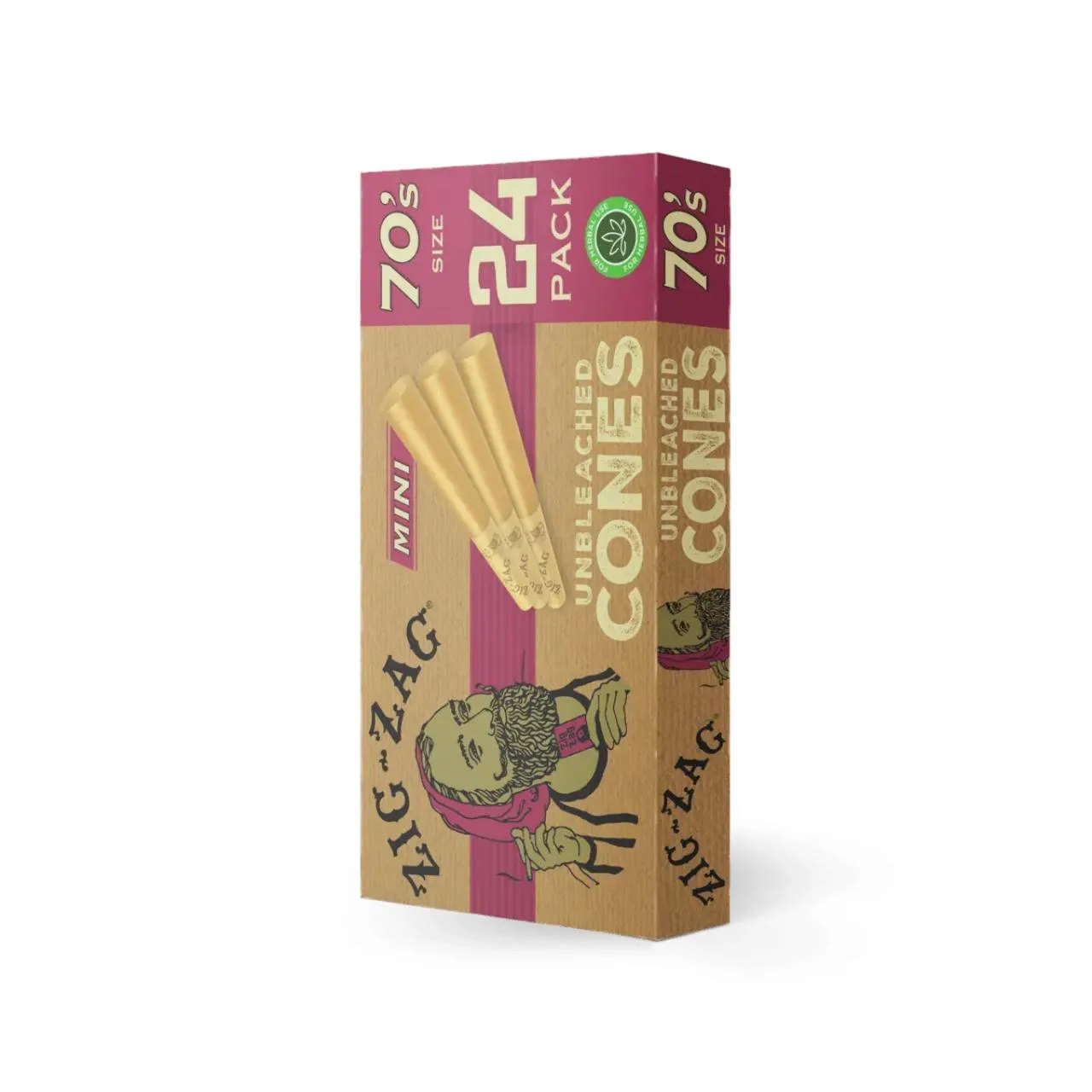 Zig Zag 70MM Cones 1PK-24CT