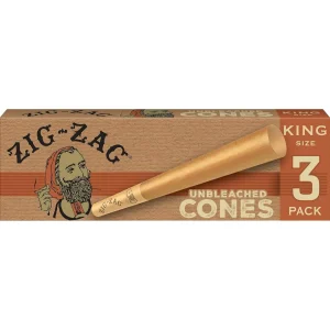 Zig Zag Cones King Size 1PK-3CT